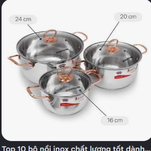 Nồi inox 5 đáy 24cm